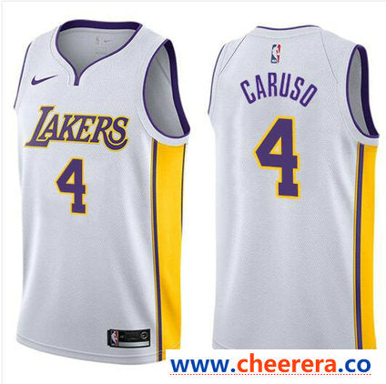 Alex Caruso Los Angeles Lakers white jersey