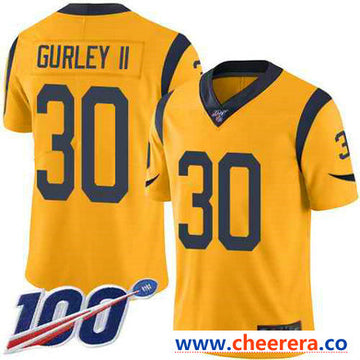 Todd Gurley II Los Angeles Rams gold Limited jersey