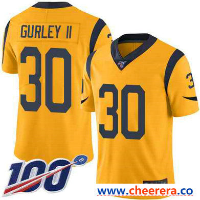 Todd Gurley II Los Angeles Rams gold Limited jersey