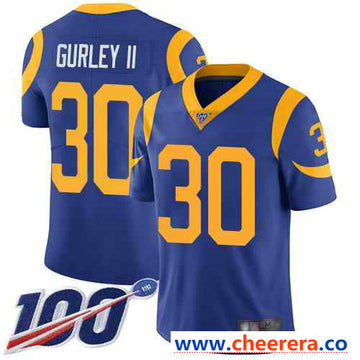 Todd Gurley II Los Angeles Rams royal Vapor jersey