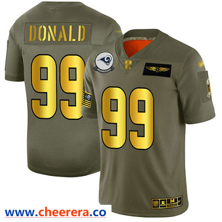 Aaron Donald Los Angeles Rams camo Salute To Service jersey