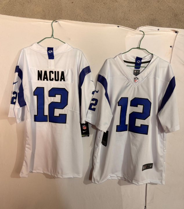 Puka Nacua Los Angeles Rams white Vapor jersey
