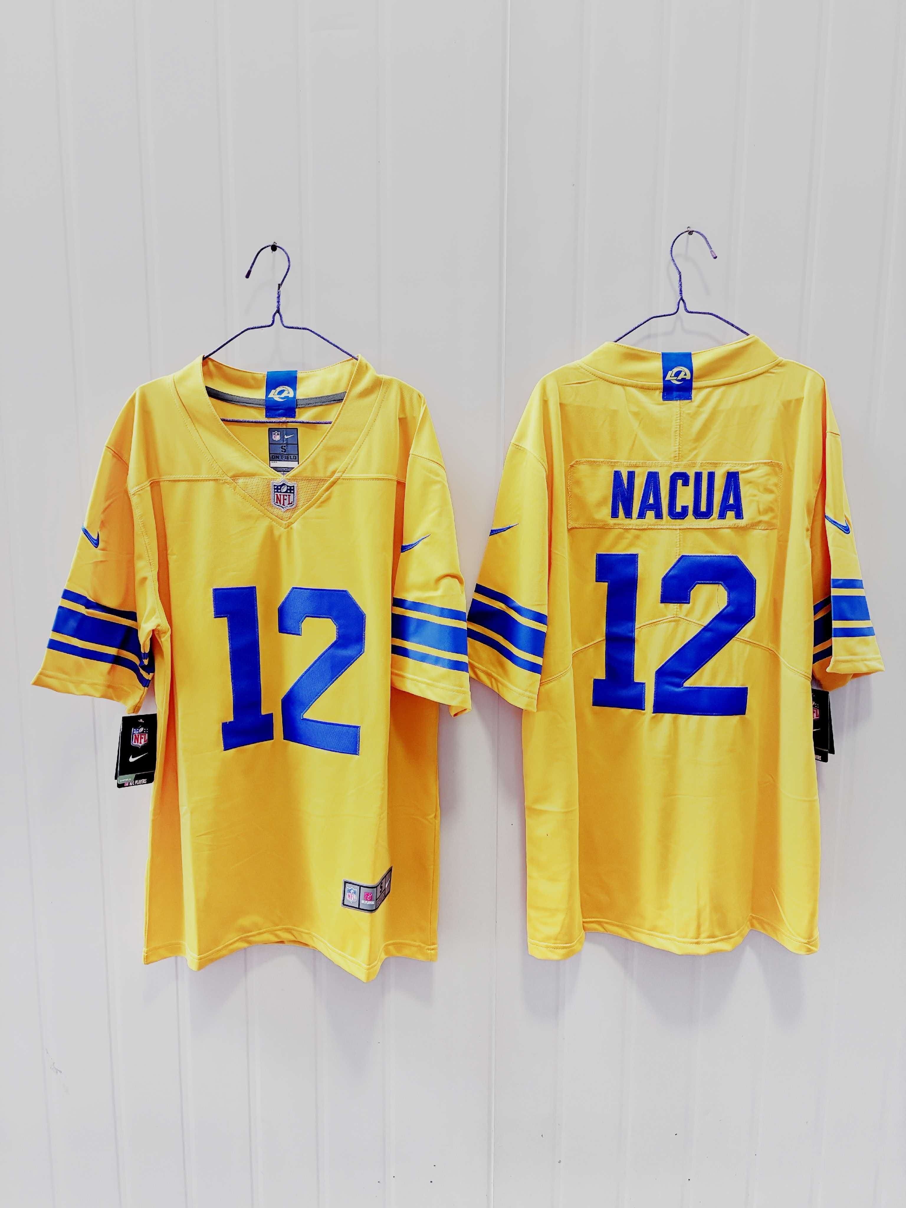 Puka Nacua Los Angeles Rams yellow Vapor jersey