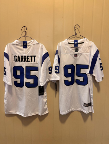Myles Garrett Los Angeles Rams white Vapor jersey