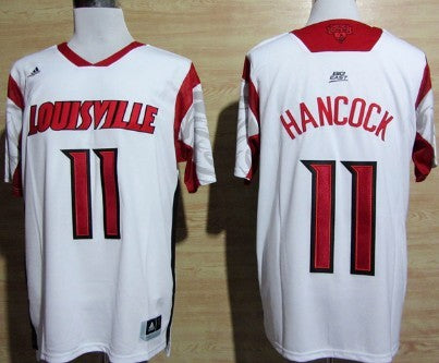 Luke Hancock Louisville Cardinals white jersey