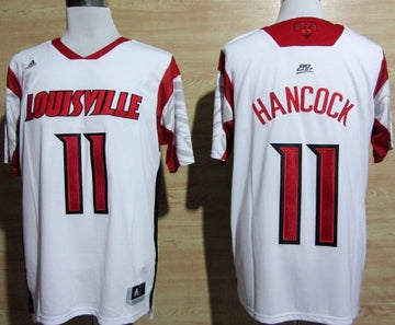 Luke Hancock Louisville Cardinals white jersey
