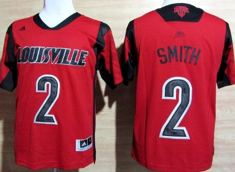 Russ Smith Louisville Cardinals red jersey
