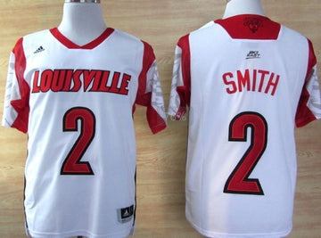 Russ Smith Louisville Cardinals white jersey