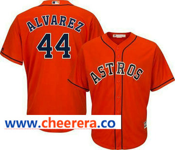 MLB Yordan Alvarez Houston Astros orange jersey