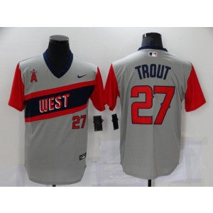 MLB Los Angeles Angels grey jersey