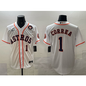 MLB Houston Astros white jersey