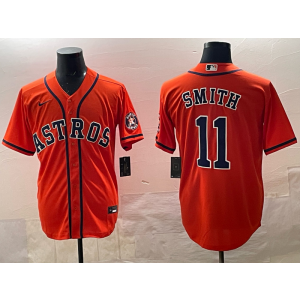 MLB Houston Astros orange jersey
