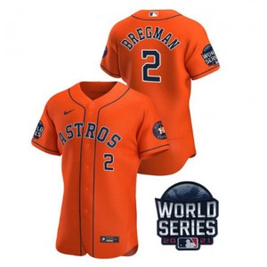 MLB Houston Astros orange jersey