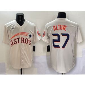 MLB Houston Astros cream jersey