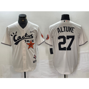 MLB Houston Astros cream jersey