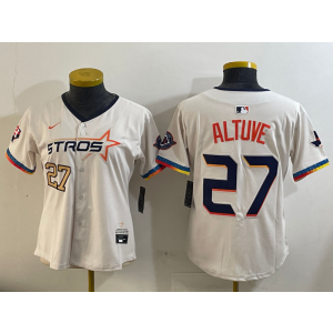 MLB Houston Astros cream jersey