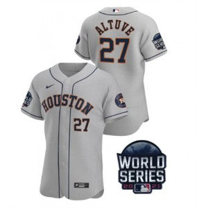 MLB Houston Astros grey jersey