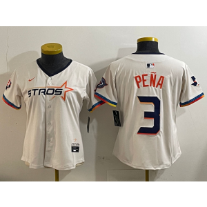 MLB Houston Astros cream jersey