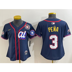 MLB Astros American League All-Star navy jersey