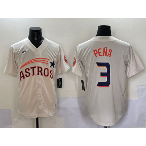 MLB Houston Astros cream jersey