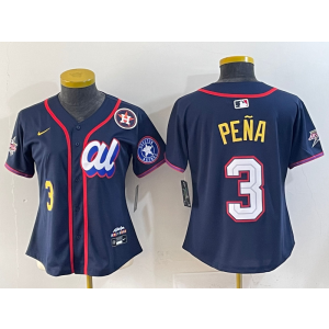 MLB Astros American League All-Star navy jersey