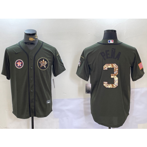MLB Houston Astros olive Camo jersey