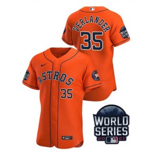 MLB Houston Astros orange jersey