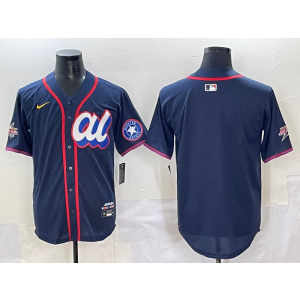 MLB Astros Blank American League All-Star navy jersey