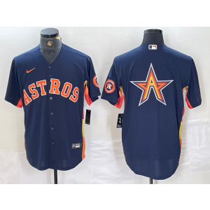 MLB Blank Houston Astros navy jersey