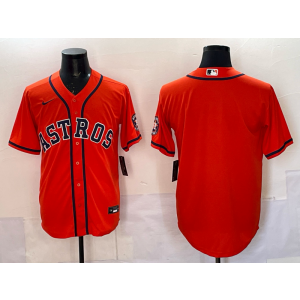 MLB Blank Houston Astros orange jersey