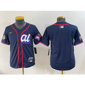 MLB Blank Toronto Blue Jays navy jersey
