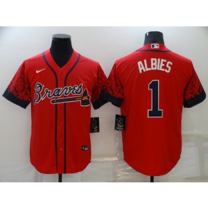 MLB Atlanta Braves red Drift jersey
