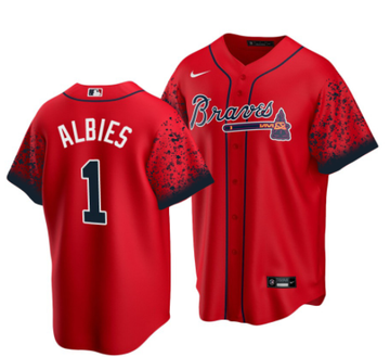MLB Atlanta Braves red City Connect jersey