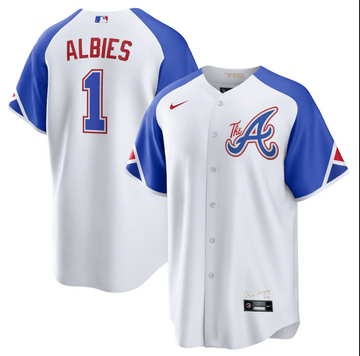 MLB Atlanta Braves white City Connect jersey