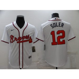 MLB Atlanta Braves white jersey