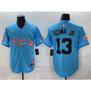 MLB Atlanta Braves blue jersey