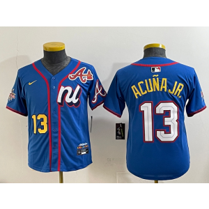 MLB Braves National League All-Star blue jersey