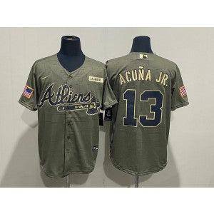 MLB Atlanta Braves Salute To Service jersey