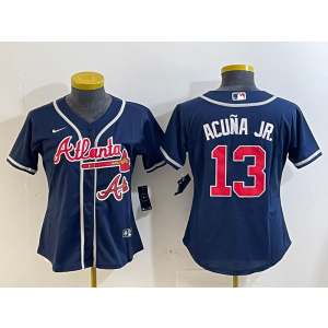 MLB Atlanta Braves blue jersey