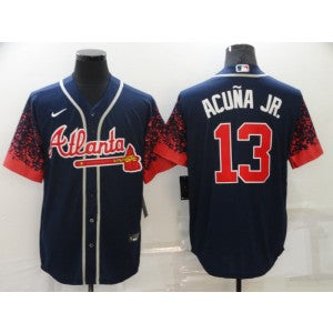 MLB Atlanta Braves navy Drift jersey