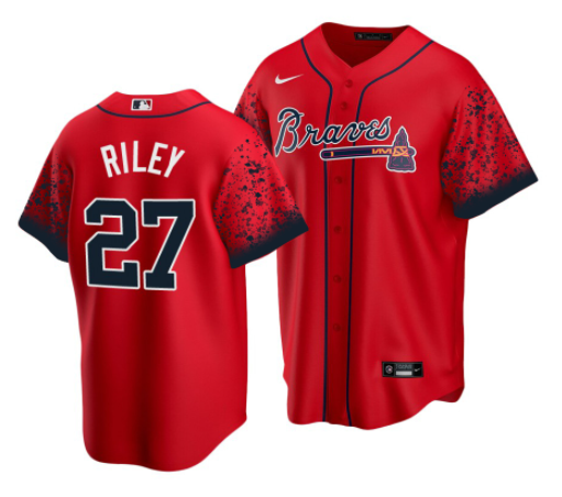 MLB Atlanta Braves red City Connect jersey