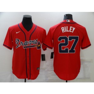 MLB Atlanta Braves red jersey