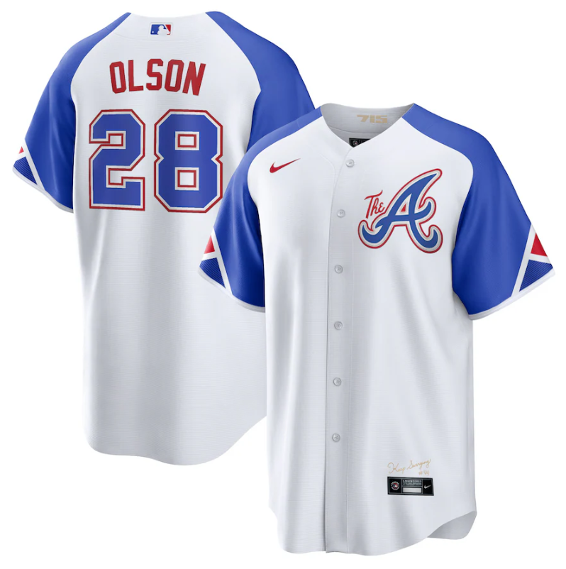 MLB Atlanta Braves white City Connect jersey