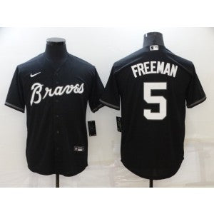 MLB Atlanta Braves black jersey