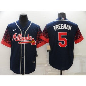 MLB Atlanta Braves navy Drift jersey