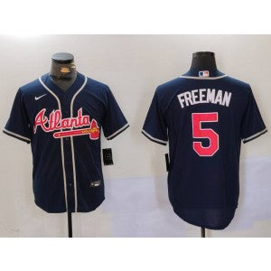 MLB Atlanta Braves navy jersey