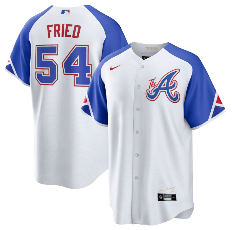 MLB Atlanta Braves white City Connect jersey