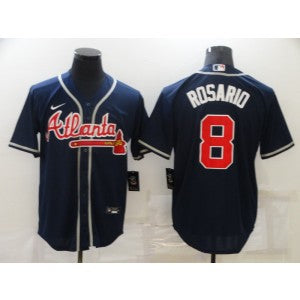 MLB Atlanta Braves navy jersey