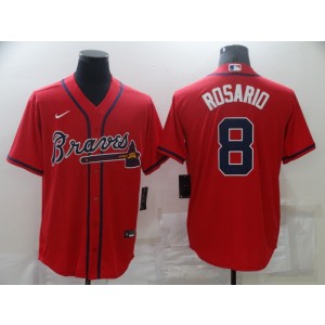 MLB Atlanta Braves red jersey