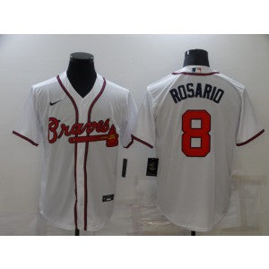 MLB Atlanta Braves white jersey
